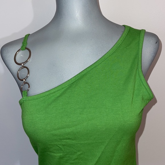 Material Girl One Shoulder Top - Picture 2 of 14